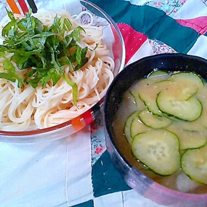 思い立ったらすぐできる！簡単冷や汁そうめん